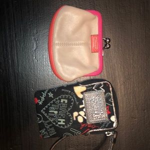 Coach Coin Purse and Coach Wristlet
